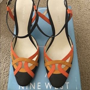 Nine West heels Sz 7.5